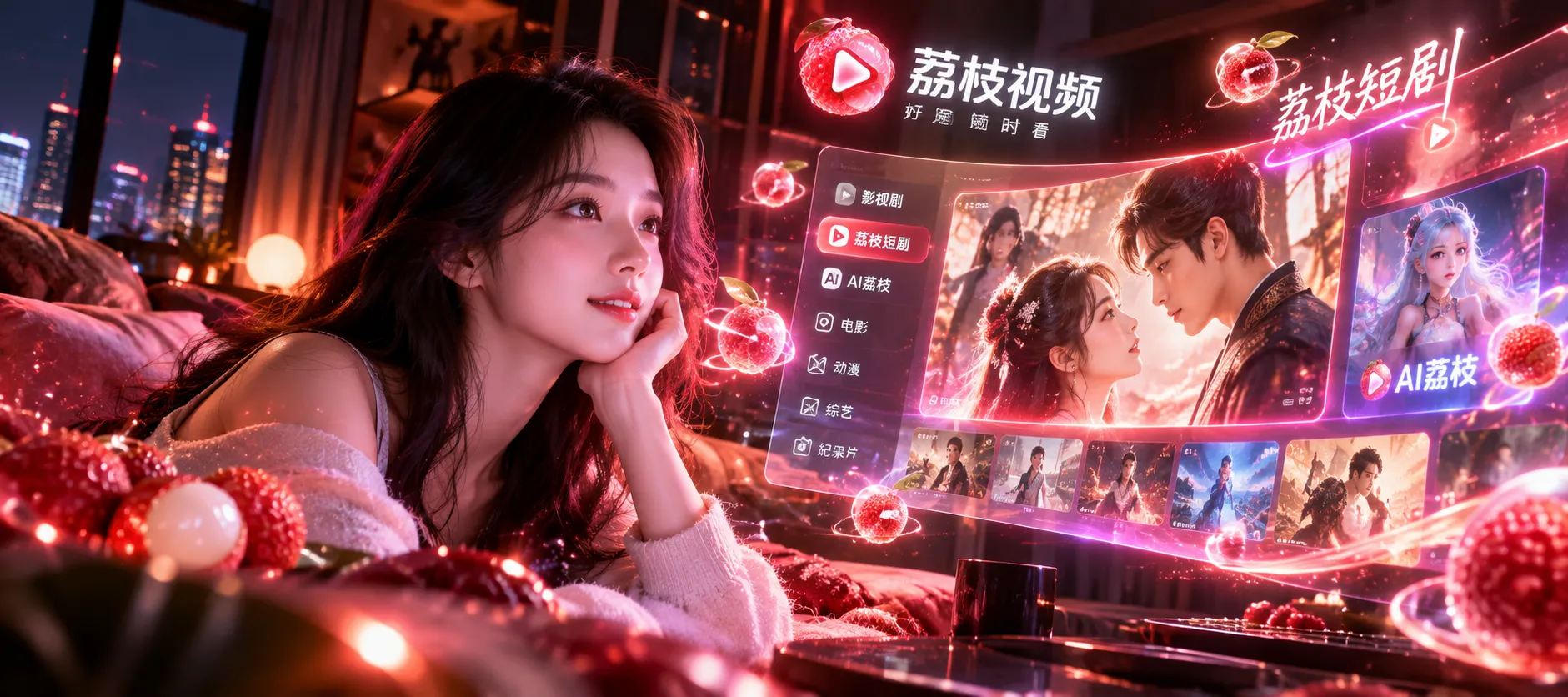 电影与剧集主题的观影氛围视觉